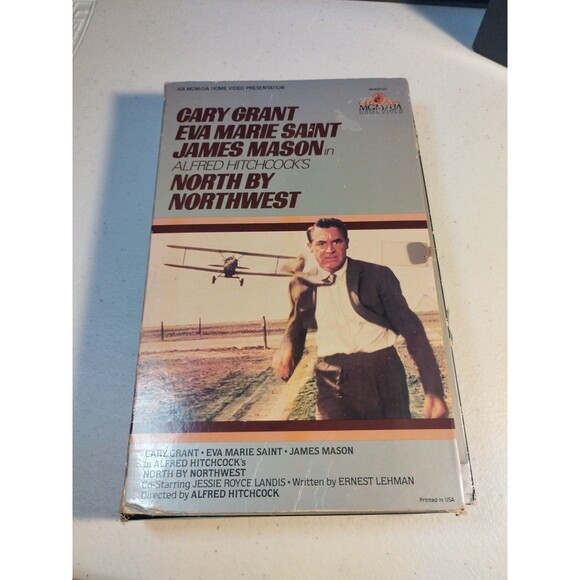North by Northwest (VHS, 1983, MGM Big Box) Cary Grant, Eva Marie Saint - Picture 2 of 9